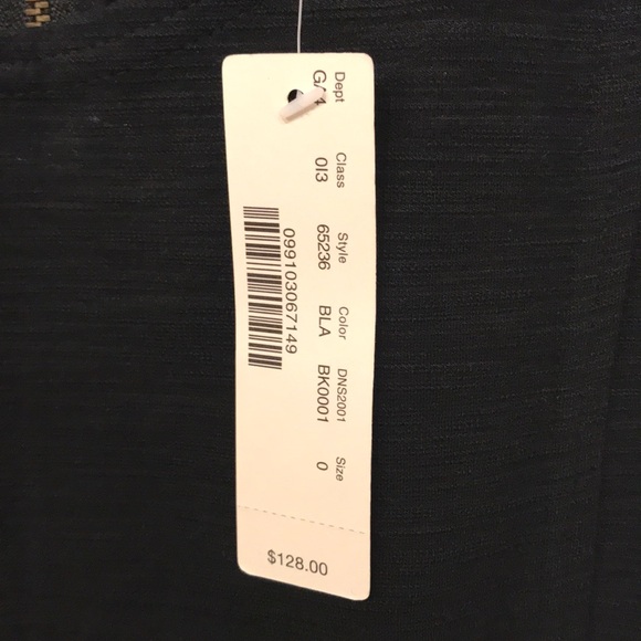 BLACK HALO twist front keyhole black dress 2 XS - Picture 4 of 8